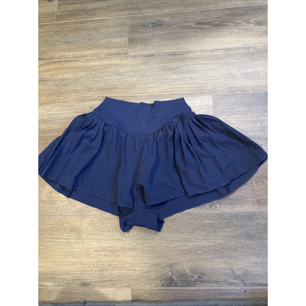Offline By Aerie Flowy Navy Shorts Athleisure Medium Yoga